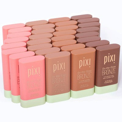 Pixi On The Glow Bronze Tinted Moisturizer Stick Bronzer Rich Glow 0.6oz - Imperfect Box