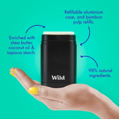 Wild Cosmetics Cream Deodorant Refill Grapefruit & Lime with Ombre Case 5.29oz - Imperfect Box