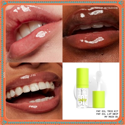 NYX Professional Makeup Fat Oil Lip Drip Holiday Trio Lip Gloss 3 pc - Missing Box