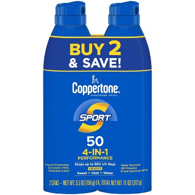 Coppertone Sport Sunscreen Spray SPF 50 11oz - New