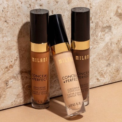 Milani Conceal + Perfect Longwear Concealer 110 Nude Ivory 0.17 fl oz - New
