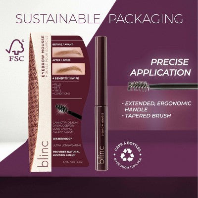Blinc Eyebrow Mousse Dark Blonde 0.158oz - New