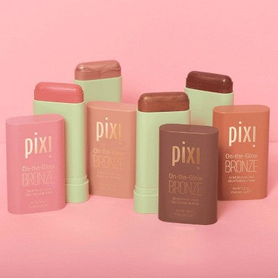 Pixi On The Glow Bronze Tinted Moisturizer Stick Bronzer Rich Glow 0.6oz - Imperfect Box