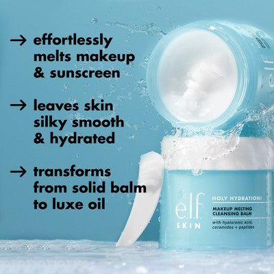 e.l.f. SKIN Holy Hydration Makeup Melting Cleansing Balm 2 oz - Imperfect Box