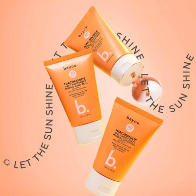 Beyou. Hydrating Niacinamide Daily Moisturizer Mineral Face Sunscreen SPF 40 1.69 fl oz - Imperfect Box