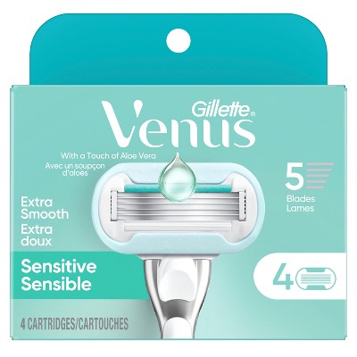Venus Deluxe Smooth Sensitive Women & Razor Blade Refills 4ct - Missing Box
