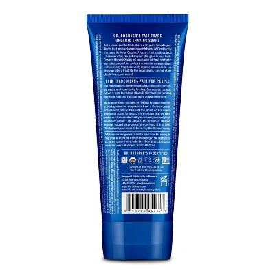 Dr. Bronner's Shave Soap Peppermint 7 fl oz - New