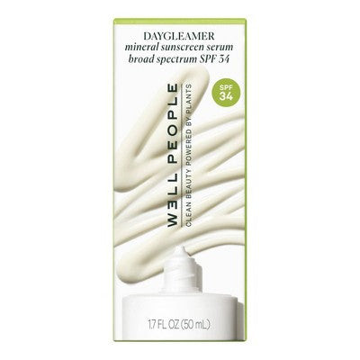 Well People Daygleamer Mineral Sunscreen Serum SPF 34 1.7 fl oz - Imperfect Box