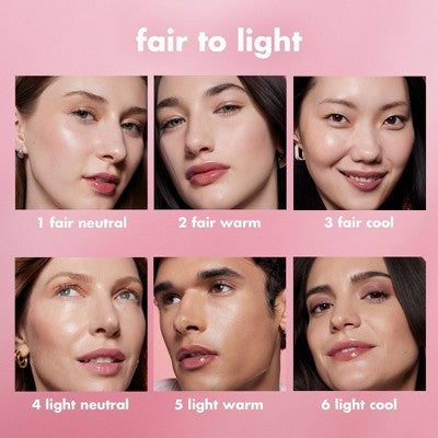 e.l.f. Halo Glow Skin Tint Light Coverage Foundation Mineral SPF 50 5 Light Warm 1 fl oz - Imperfect Box