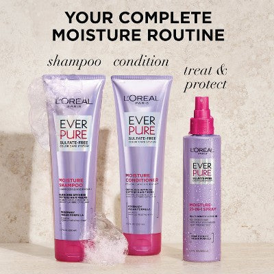 L'Oreal Paris EverPure 21-in-1 Leave In Conditioner Spray 6.8 fl oz - New