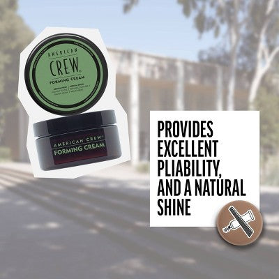 American Crew Men's Medium Hold and Medium Shine  Forming Gel Cream 3oz - Imperfect Container
