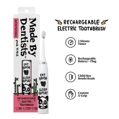 Made By Dentists Kids Rechargeable Electric Toothbrush Panda - Imperfect Box