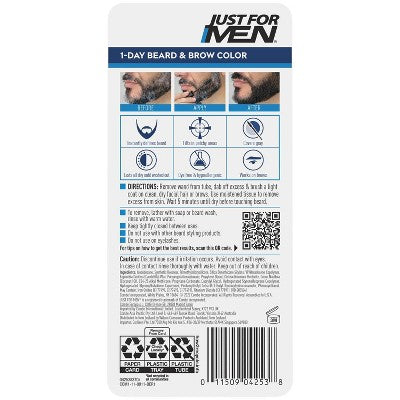 Just For Men 1-Day Beard &  Brow Color Dark Brown - New