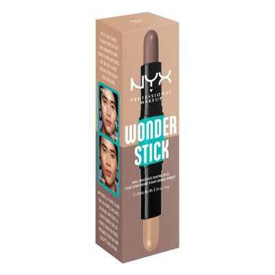 NYX Professional Makeup Wonder Stick 2-in-1 Highlight & Contour 01 Fair 0.03oz - Imperfect Box