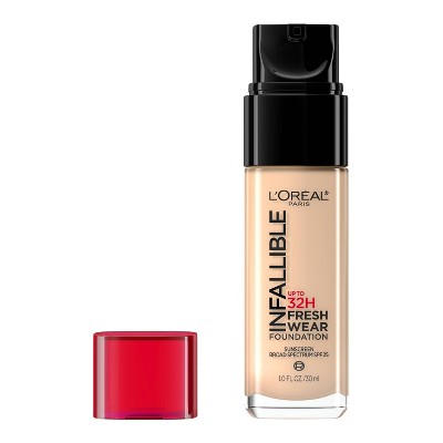 L'Oreal Paris Infallible 32HR Fresh Wear Foundation SPF 25 410 Ivory 1 fl oz - New