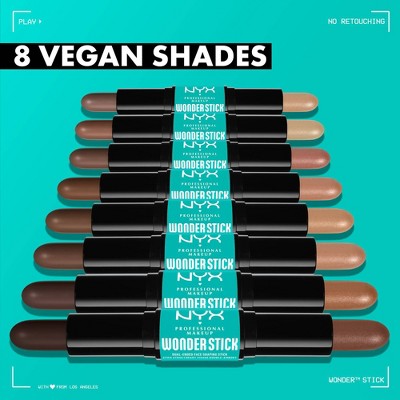 NYX Professional Makeup Wonder Stick 2-in-1 Highlight & Contour 01 Fair 0.03oz - Imperfect Box