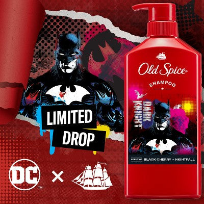 Old Spice Deodorant, Body Wash Shampoo Holiday DC Batman Gift Set 4pc 15.9oz - Imperfect Box
