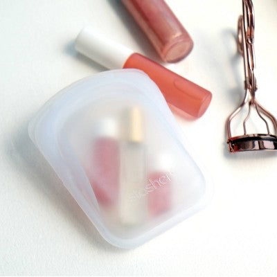 Stasher Reusable Silicone Travel Accessories Bag Set - 2pk
