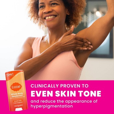 Lume Whole Body Women's Smooth Solid Deodorant Clean Tangerine Scent 2.6oz - Imperfect Container