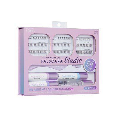 Falscara Studio The Artist Kit Lash Extension Kit Delicate Lash Clusters 57ct - Imperfect Box