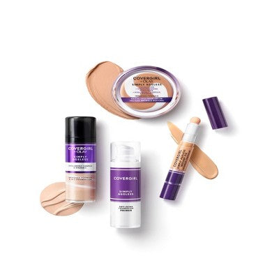 COVERGIRL + Olay Simply Ageless 3-in-1 Liquid Foundation Hyaluronic Complex + Vitamin C 210 Classic Ivory 1 fl oz - Imperfect Container