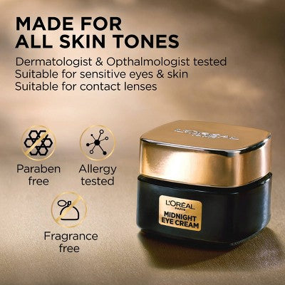 L'Oreal Paris Age Perfect Cell Renewal Midnight Eye Cream 0.5 fl oz - Imperfect Box