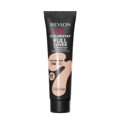 Revlon ColorStay Full Cover Matte Foundation 110 Ivory 1 fl oz - New