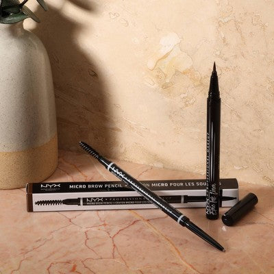 NYX Professional Makeup Vegan Micro Eyebrow Pencil 05 Ash Brown 0.003oz - Imperfect Box