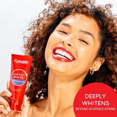 Colgate Optic White Whitening Toothpaste Sparkling White 3.2oz/3pk - Imperfect Box