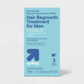 Extra Strength Minoxidil Hair Regrowth Treatment for Men 2 fl oz each up&up - Imperfect Box