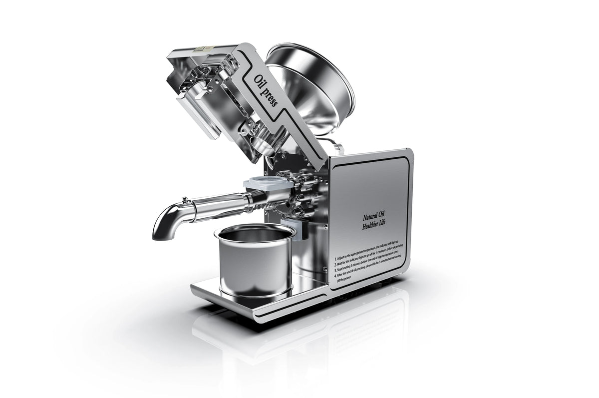 220V/110V Heat Cold Home Oil Press Machine For Pressing Olive Oil Coconut oil Soy Bean Press Machine High Oil Extraction Maker