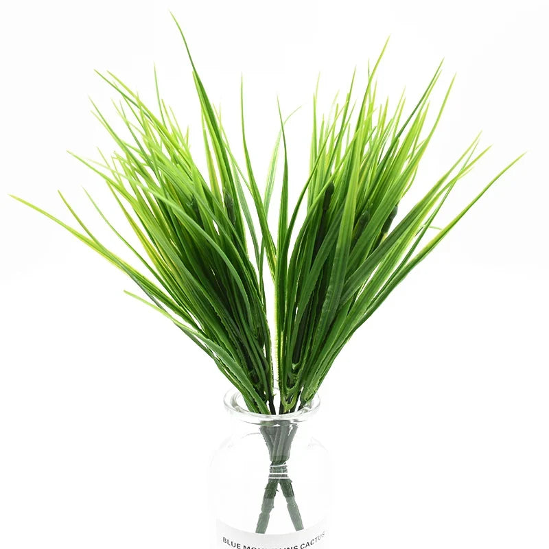 Hot Sale Plastic Grass Household Products Vase For Home Decor Christmas Craft Supply Wedding Decorative Flower Artificial Plants