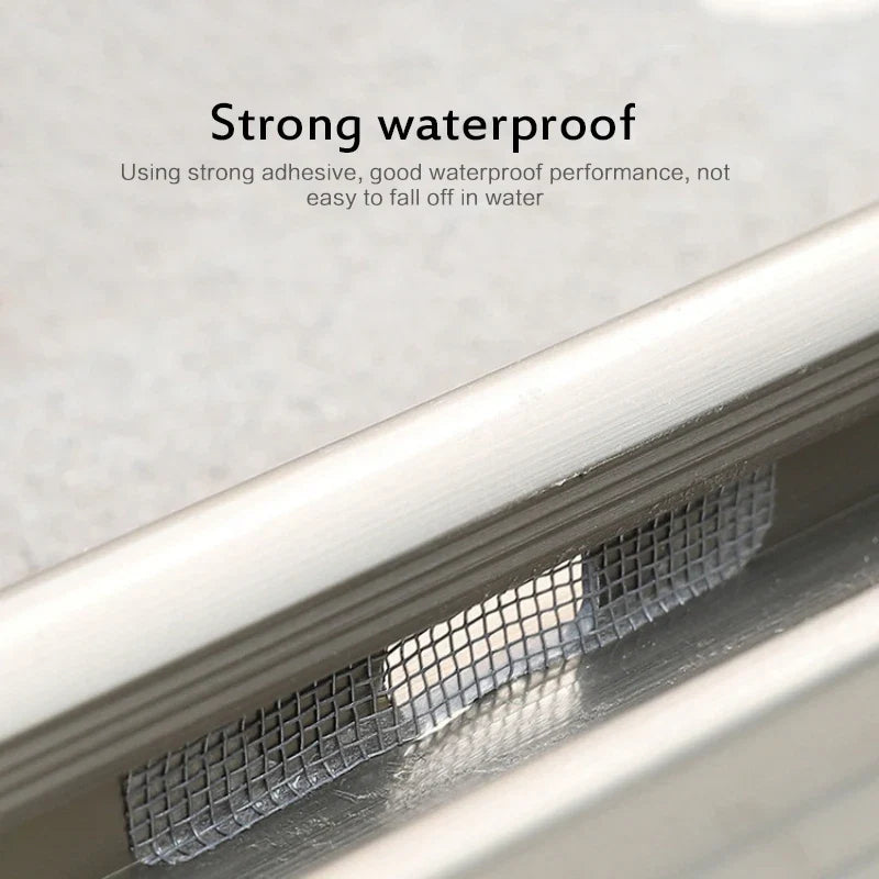 50/25/15pcs Window Screen Repair Stickers Tape Adhesive Anti Mosquito Door Mesh Patch Tape Broken Holes Repair Screen Wall Patch