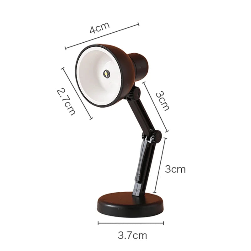 LED Mini Desk Lamp Foldable Magnetic Night Light | Clip-On Eye Protection Bedside Lamp