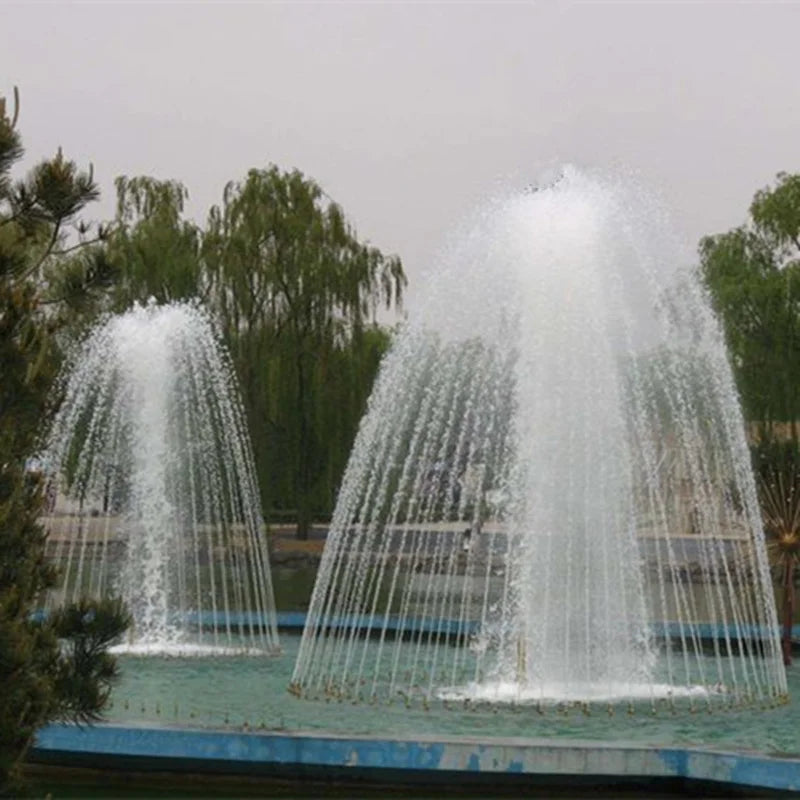 1/2'' 3/4" 1" Adjustable Valve Control Jet Straight Fountain Nozzles Sprinkler Outdoor Water Fountain