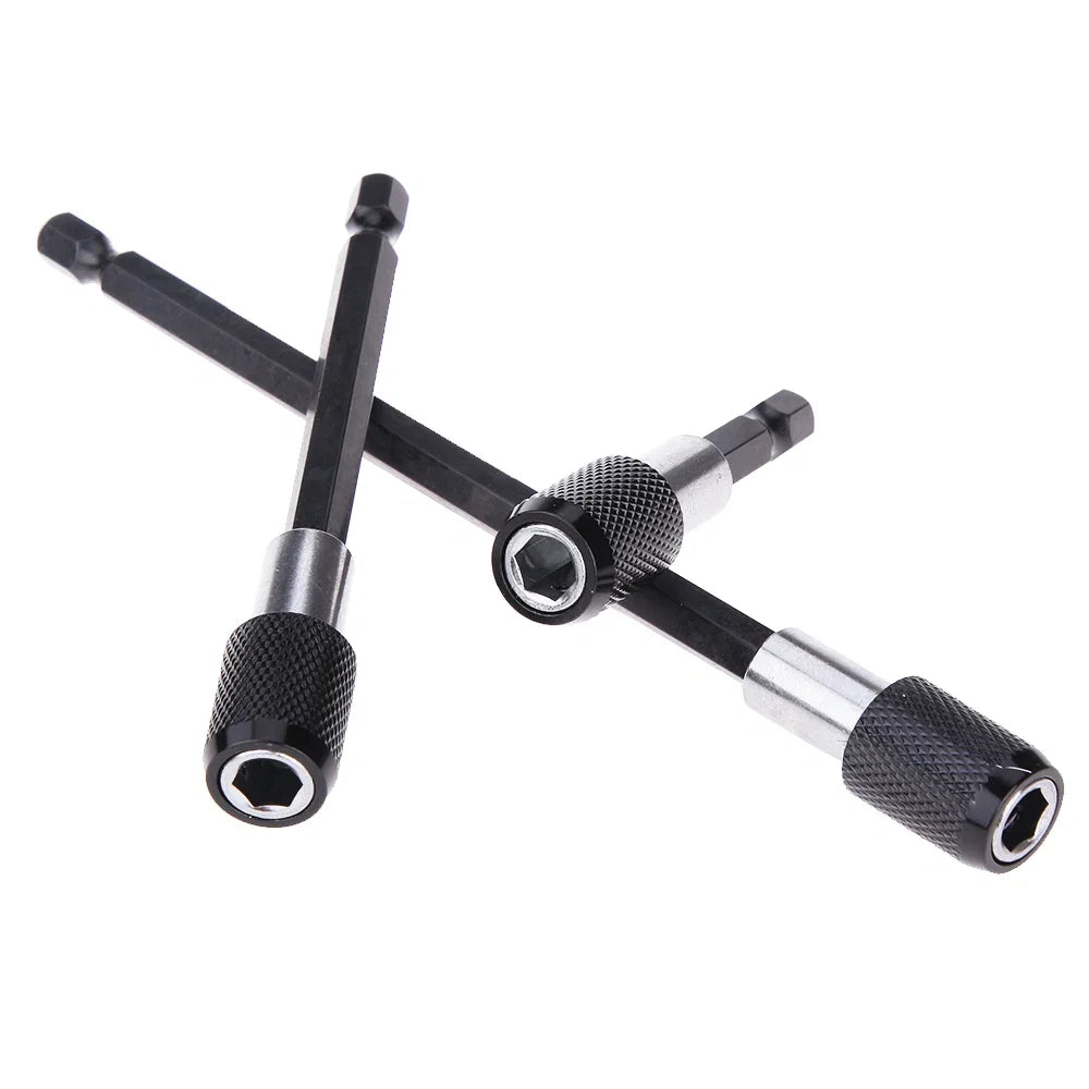 1/4 Inch Hex Shank Quick Release Screwdriver Bit Holder Extension Bar | 60mm 100mm 150mm