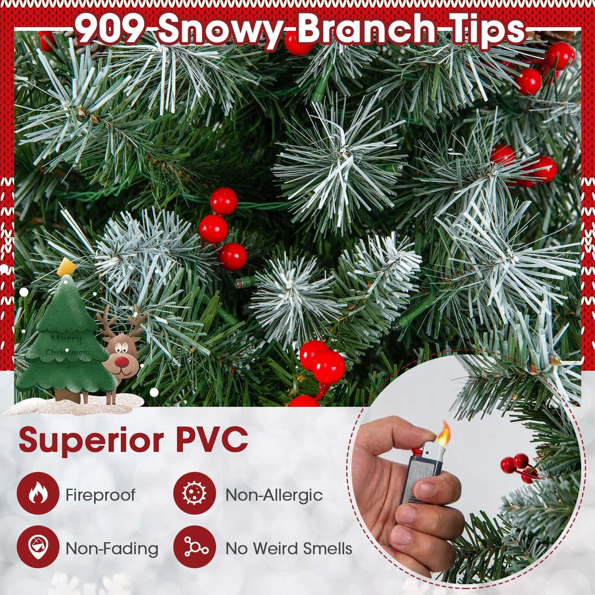 Hinged Christmas Tree with