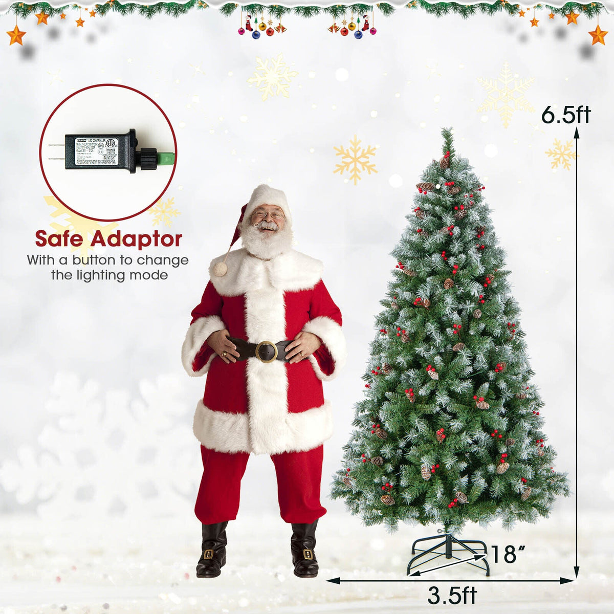 Hinged Christmas Tree with