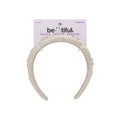 Scunci Gold Headband with Pink & Silver Jewels - New