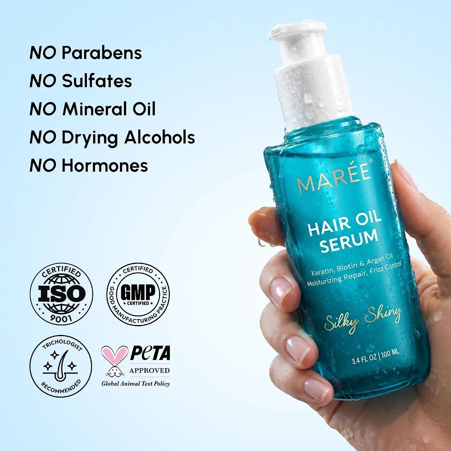 Keratin Oil Serum for Smooth Hair