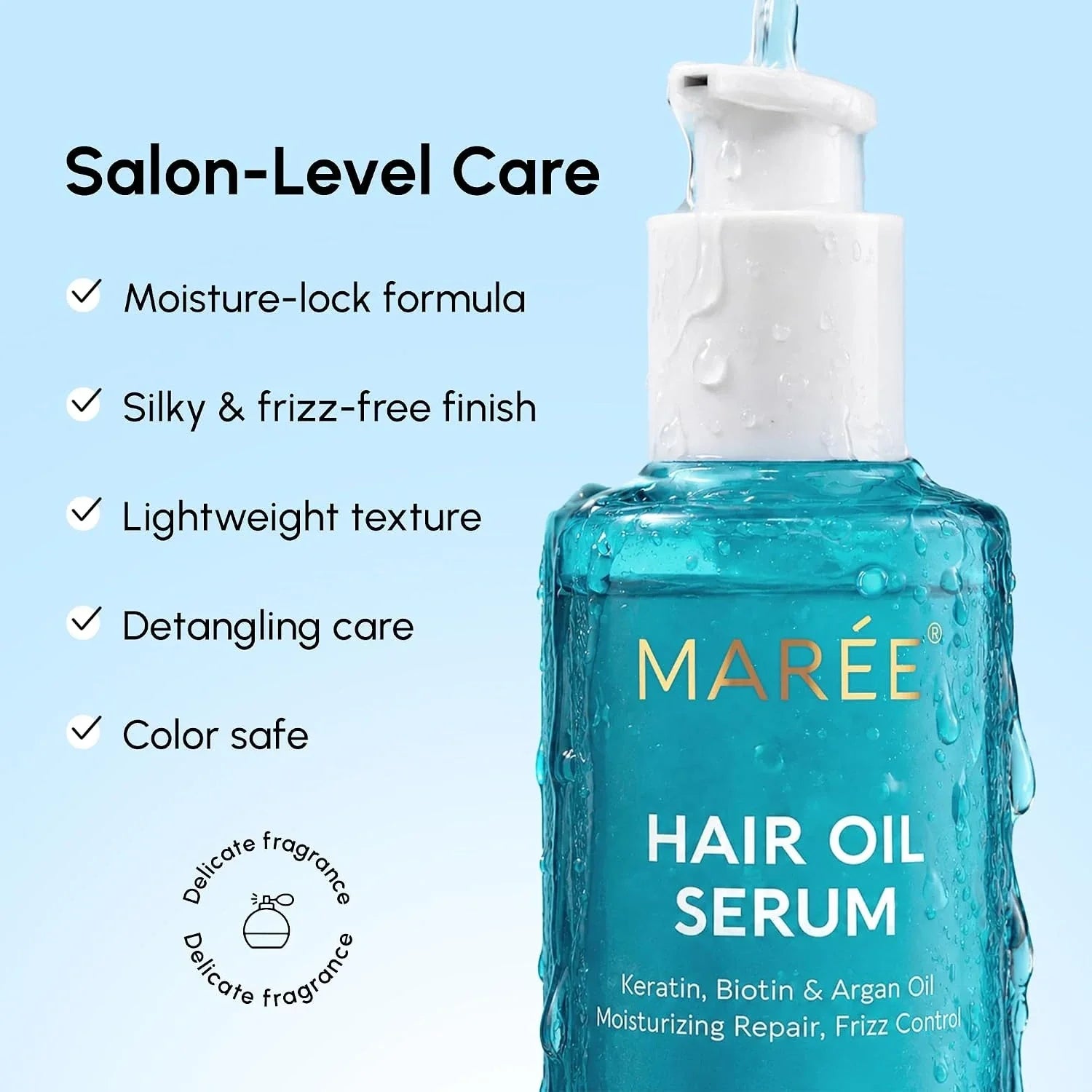 Keratin Oil Serum for Smooth Hair