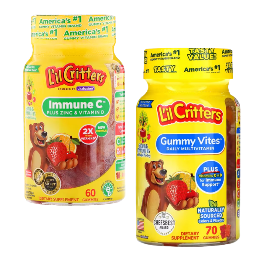 Lil Critters Immune C & Gummy Vites Variety (60 ct | 70 ct)
