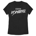 Women's Marvel Black and White T-Shirt