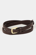 Fashionable Thin Leather Belt