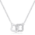 .21 Ct Necklace with Floral Links