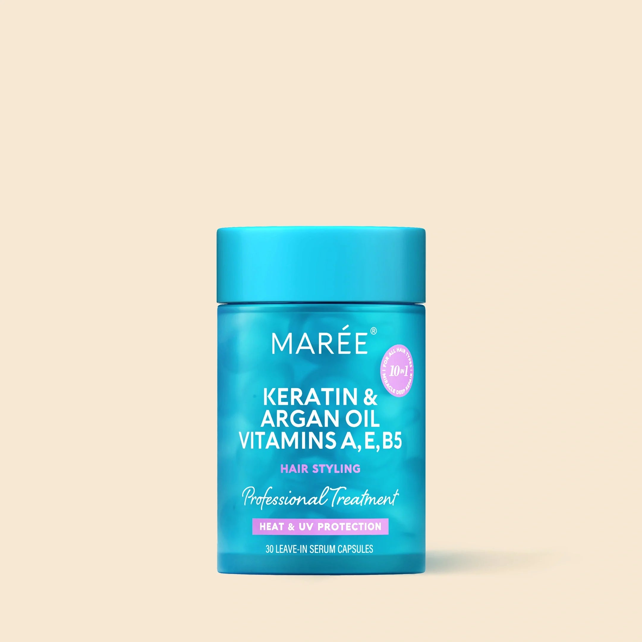 Keratin Oil Capsules for Frizz Control