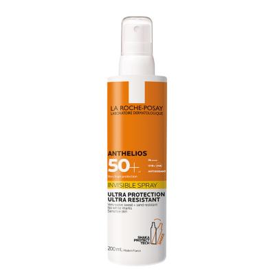 La Roche Posay Anthelios Invisible Spray SPF 50+ Broad-Spectrum Sunscreen for Sensitive Skin - 6.76 fl oz, Fragrance-Free, Water-Resistant