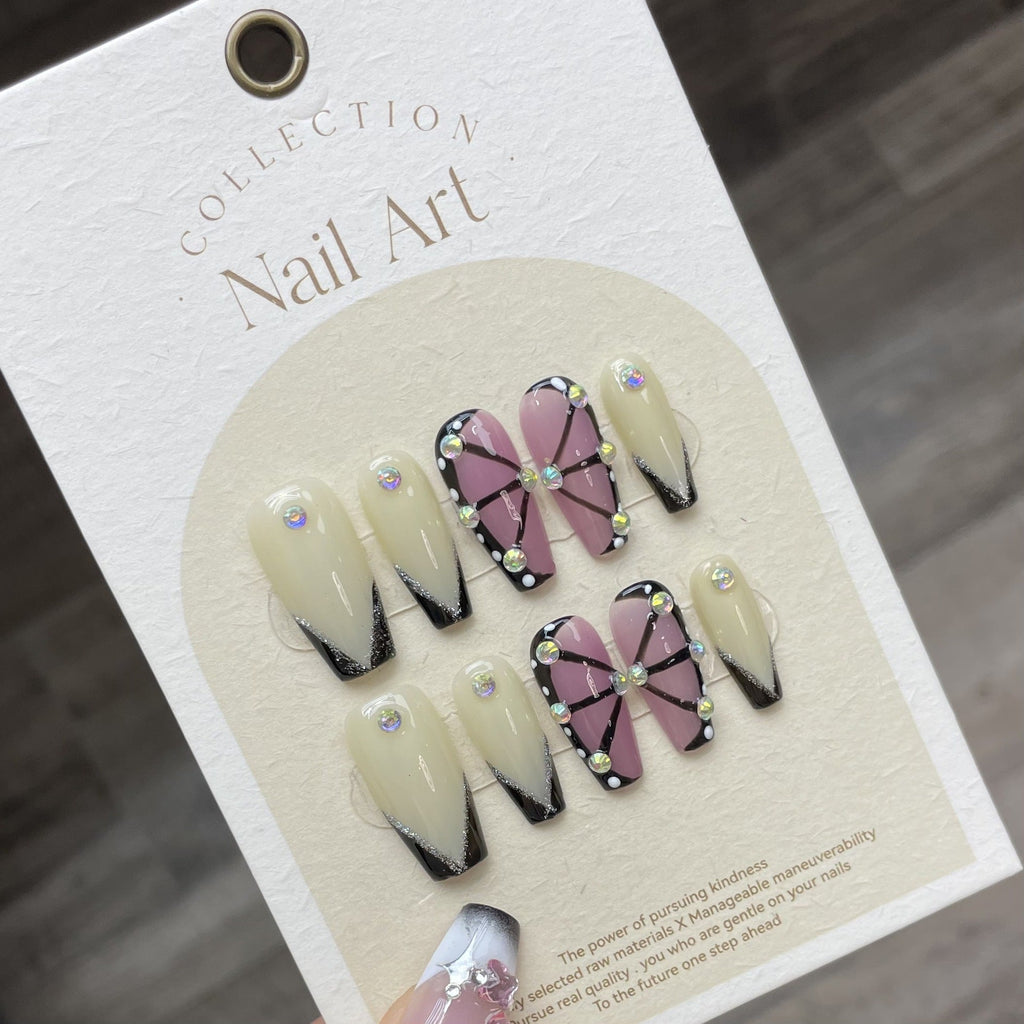 1024- Handmade press on nails fake nails removable