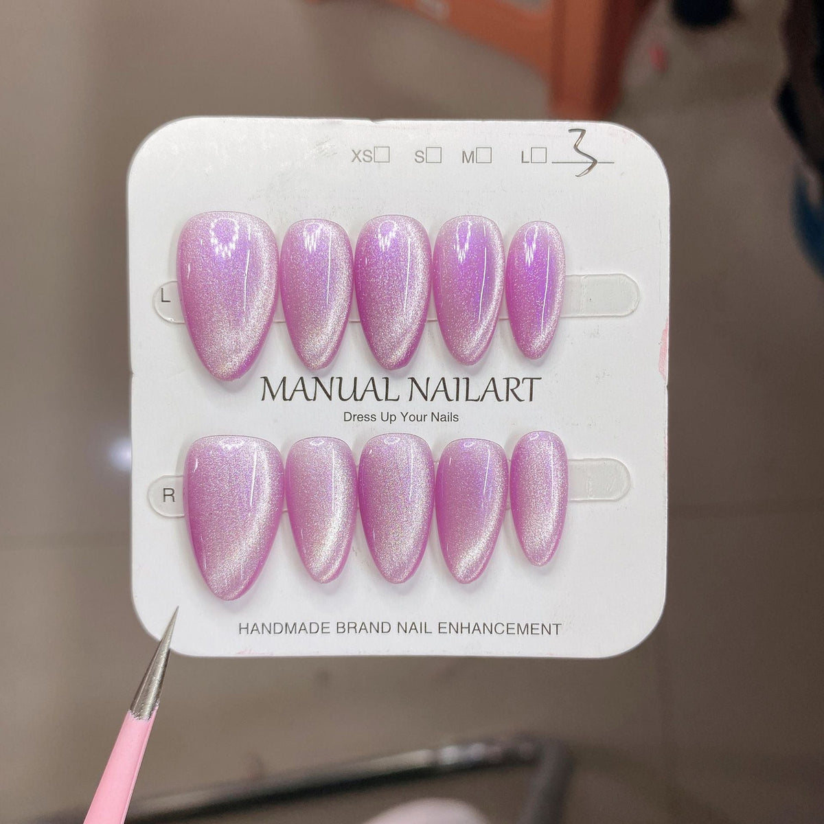1026- Handmade press on nails fake nails removable