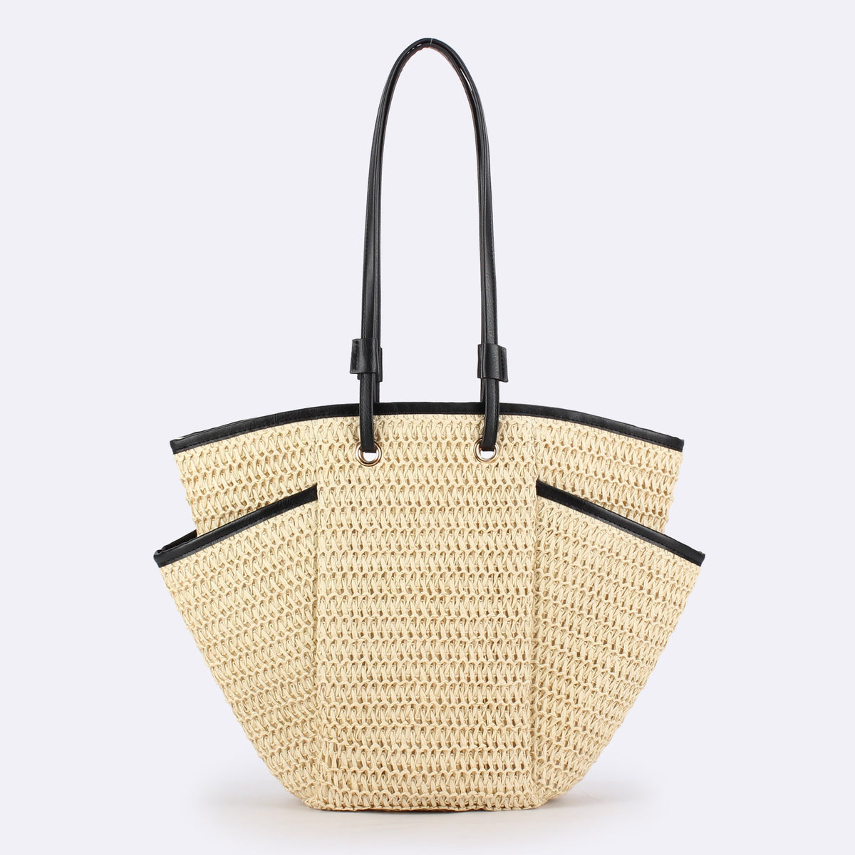 Handwoven Large Tote – Designer Beach Bag, Daily Casual Vacation Purse, Versatile Women's Accessory